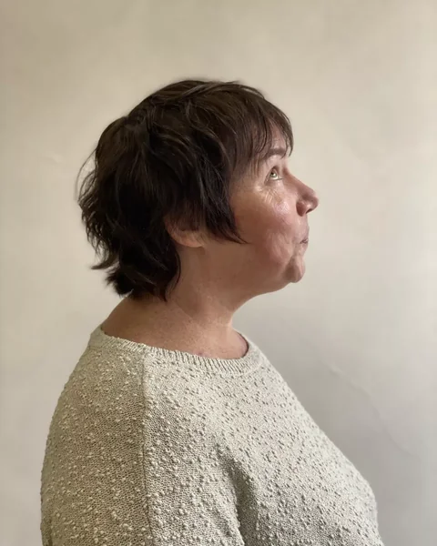 Tousled Wavy Bob with Natural Texture