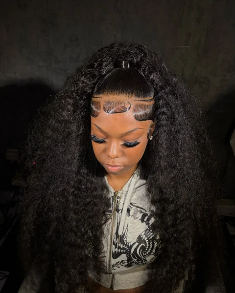 Curly Wig Ponytail Hairstyle