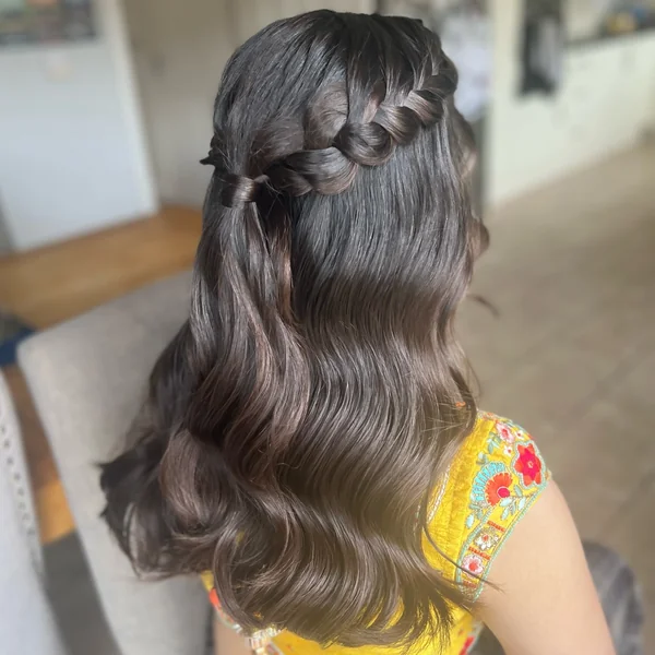 Side Waterfall Braid