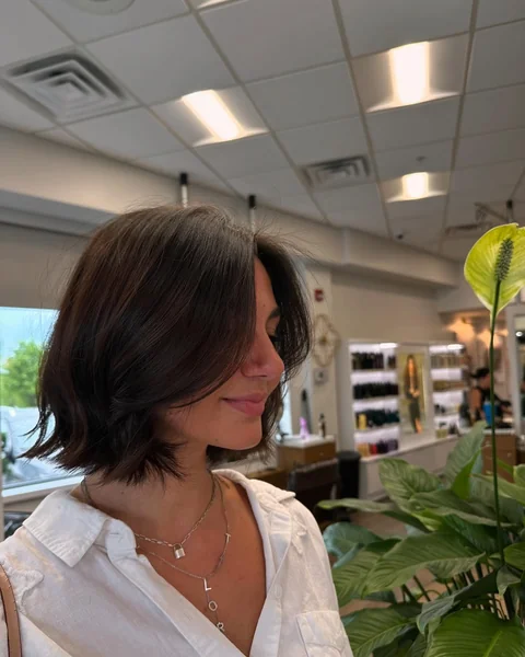 French Bob Haircut Without Bangs