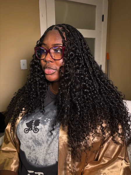 Curly Crochet Hairstyle