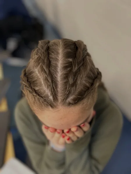 Multiple Dutch Braids From the Crown
