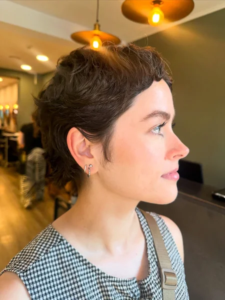 Wavy Cropped Pixie for Fine Hair