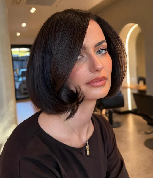 French Bob Haircut Chin Length