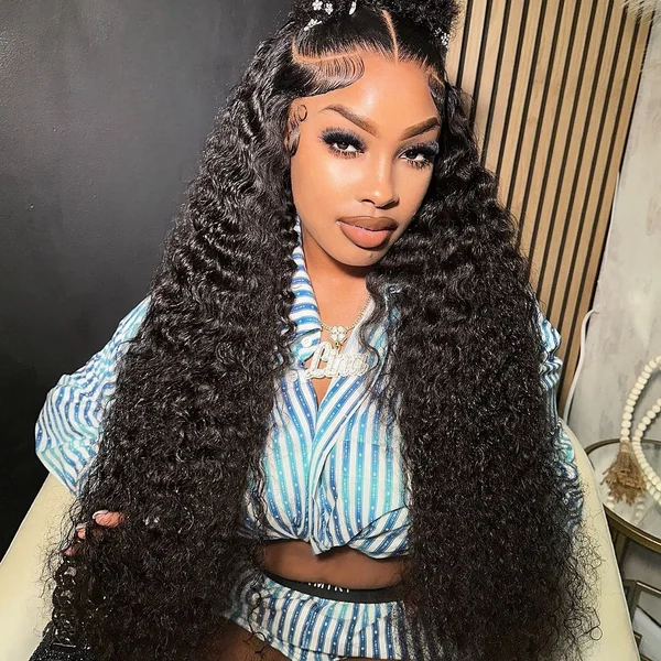 Curly Wig Bun Hairstyle