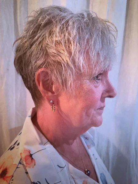 Textured Wet-Look Pixie