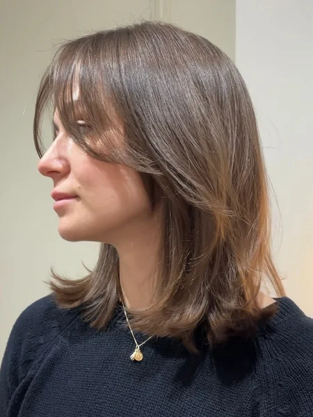 Layered Bob with Bangs for Fine Hair