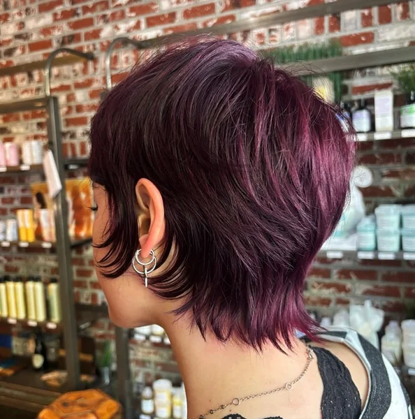 Stacked Pixie with Layered Nape