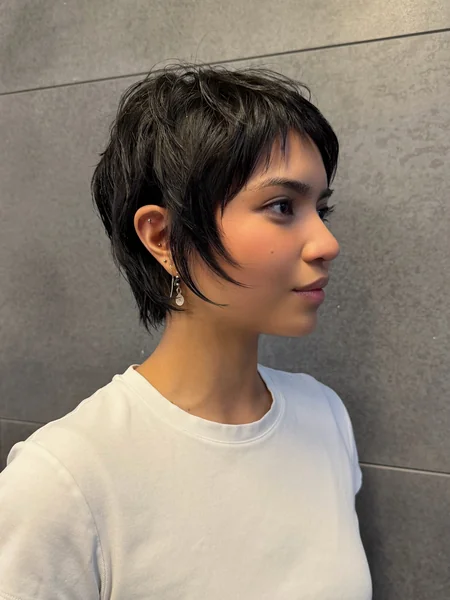 Tousled Pixie with Wispy Fringe
