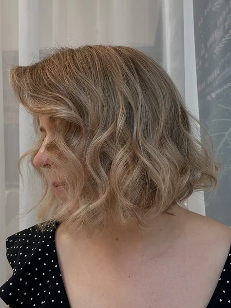 Natural Wavy Bob by Window