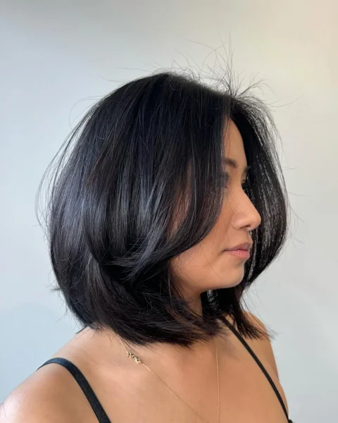 Inverted Bob for Fine Hair