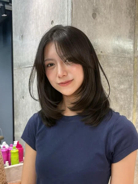 Layered Bob with Bangs