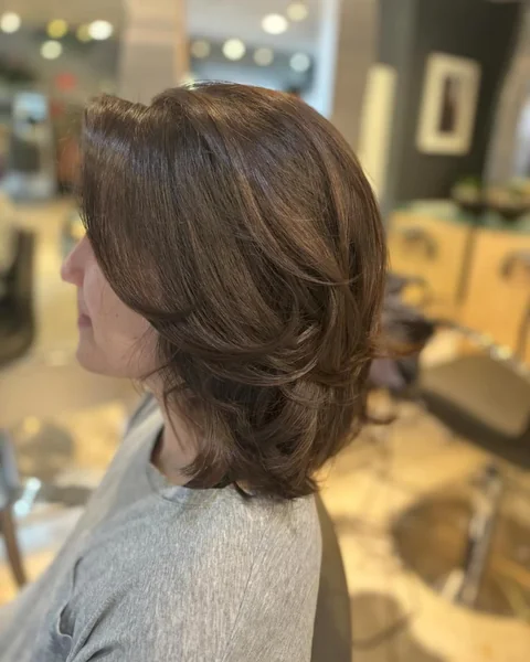 Medium Layered Bob Haircut