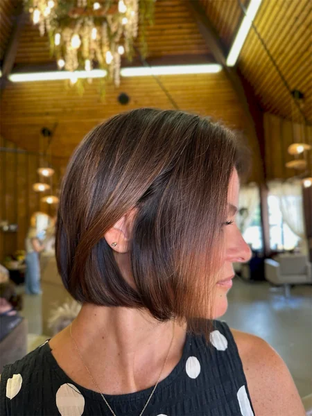 French Bob Haircut Round Face