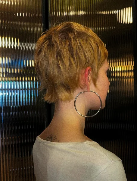 Copper Pixie with Undercut Back View
