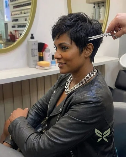 Pixie Haircut in Progress
