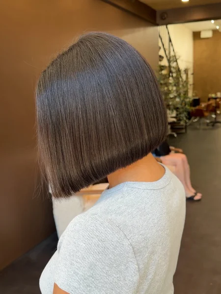 Short Blunt Bob for Fine Hair