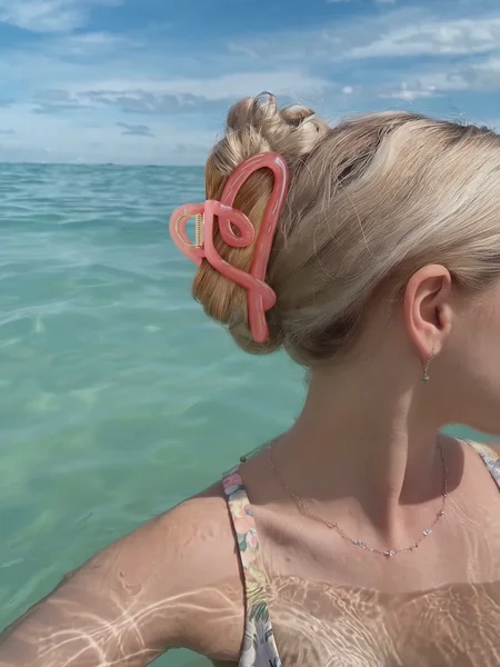 Beach Updo In The Ocean