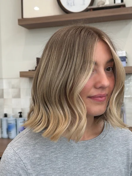 Wavy Bob for Special Occasions