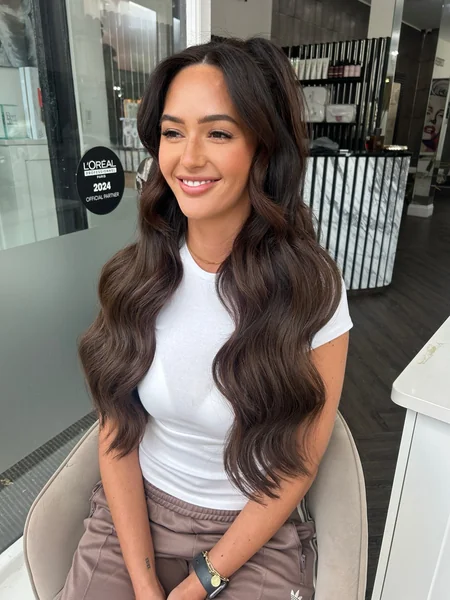Cute Wavy Hairstyle, Half Up