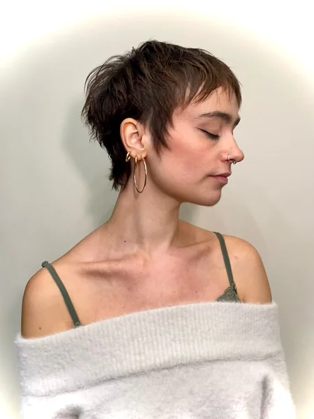 Short Pixie with Wispy Fringe