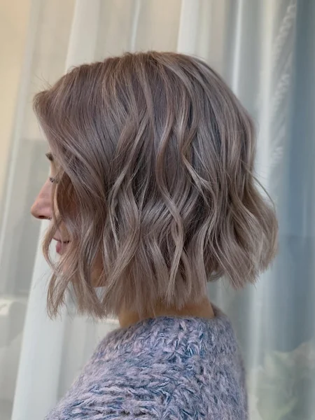 Silver Ash Wavy Bob