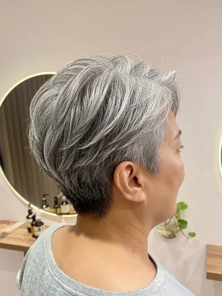 Silver Pixie Side Detail