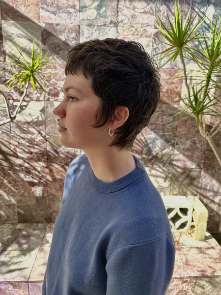 Layered Pixie Bob with Choppy Bangs