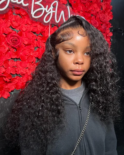 Deep Wave Curly Wig Hairstyle