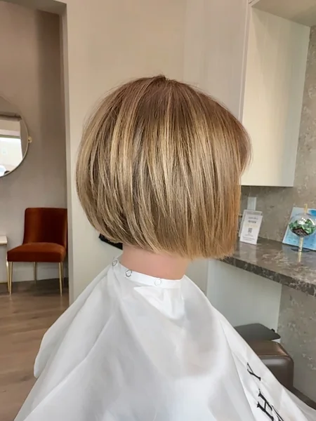 Stacked Bob for Fine Hair