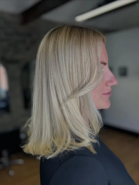 Old Money Platinum Long Bob