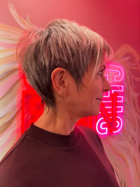 Pixie Back View with Fringe