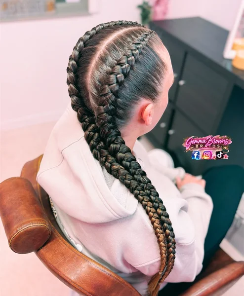 Cute Double Dutch Braids