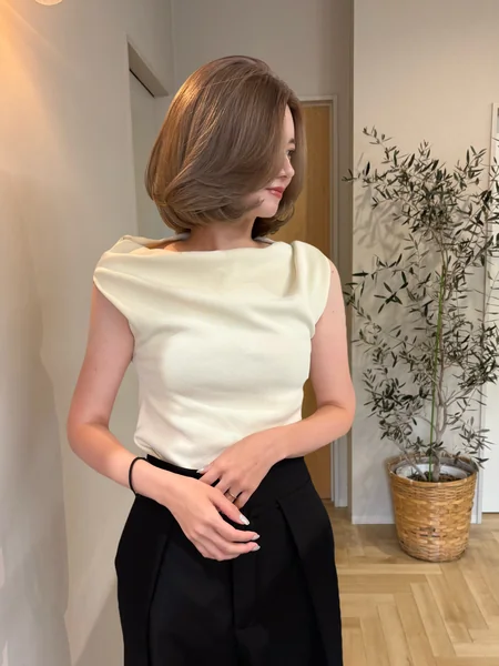 French Bob Haircut No Bangs