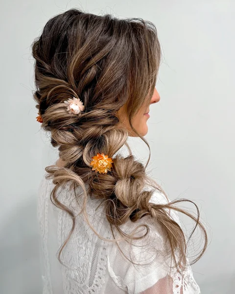 Boho Side Braid Hairstyle