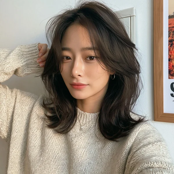 Shaggy Layered Haircut for Medium Length Hair