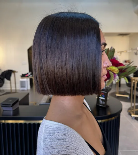 French Bob Haircut Straight Hair