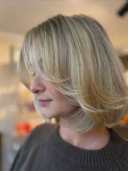 Old Money Bob with Soft Fringe