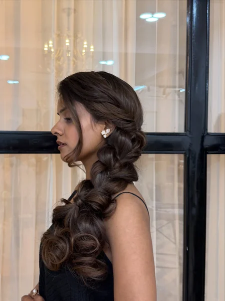 Thick Side Braid Hairstyle