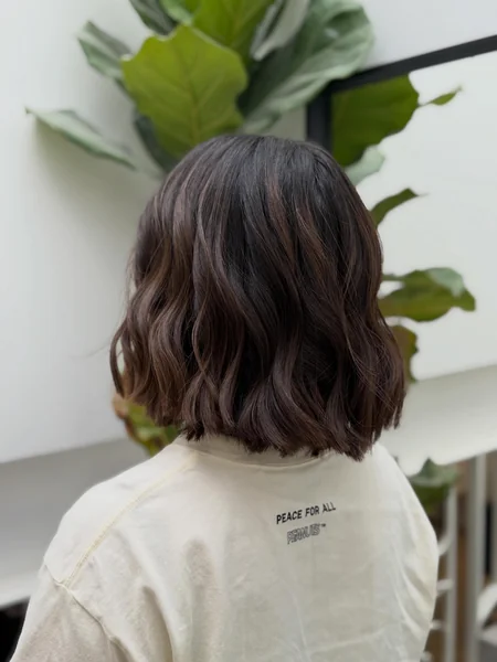 Messy Wavy Bob for Fine Hair