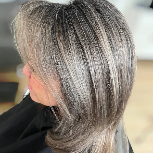 Silver Waves with Natural Movement