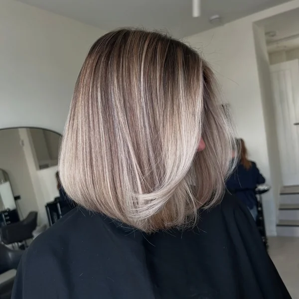 Old Money Long Bob with Balayage