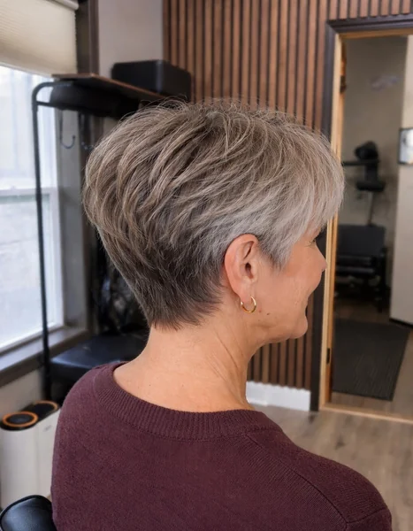 Tapered Pixie Undercut Nape