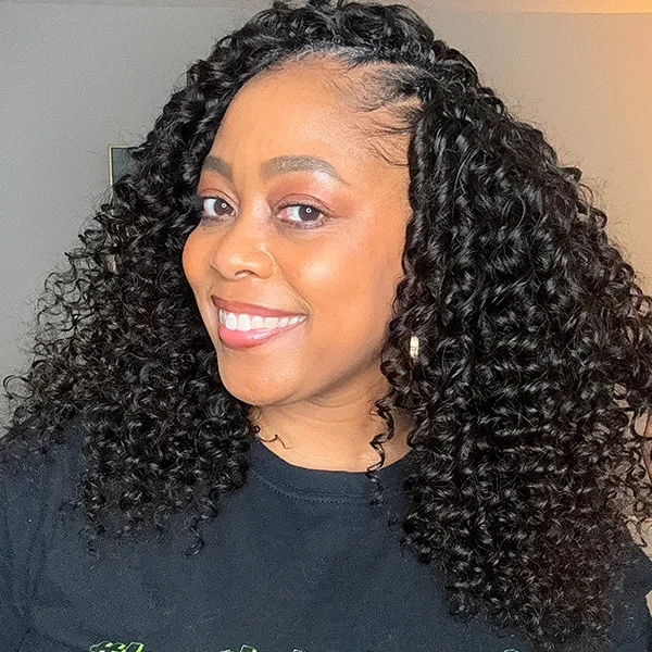 Curly Crochet Hairstyle for Black Women