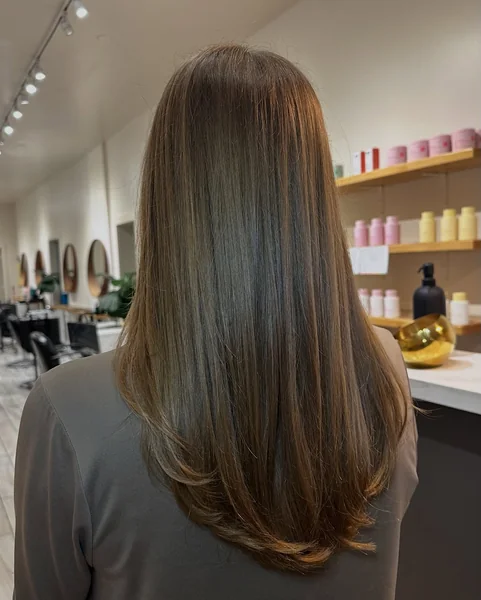 Long Haircut with Soft U-Shaped Layering