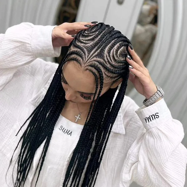 Jumbo Ghana Weaving Hairstyle