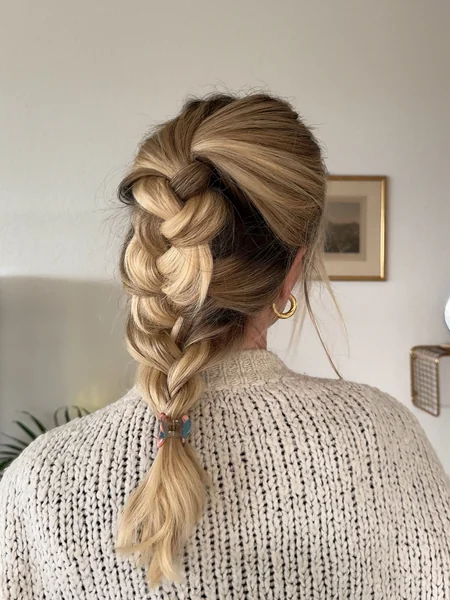 Pull-Through Braid Ponytail