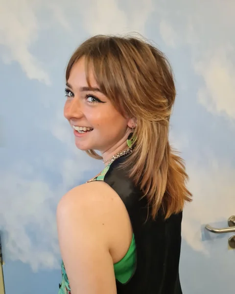 Octopus Shag with Curtain Bangs