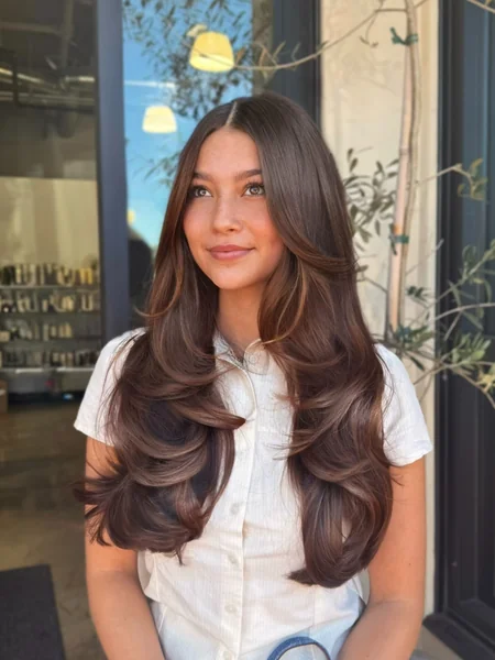 Long Layered Haircut with Soft Face-Framing