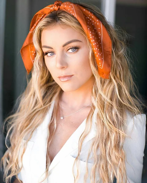 Retro Knotted Scarf Headband